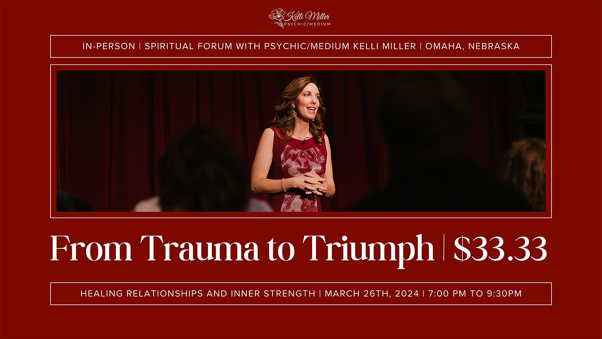 From Trauma to Triumph: Healing Relationships and Inner Strength | In- Person